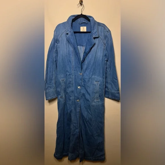 Free People Monique Indigo Duster in Sunlight Blue - Picture 9 of 12